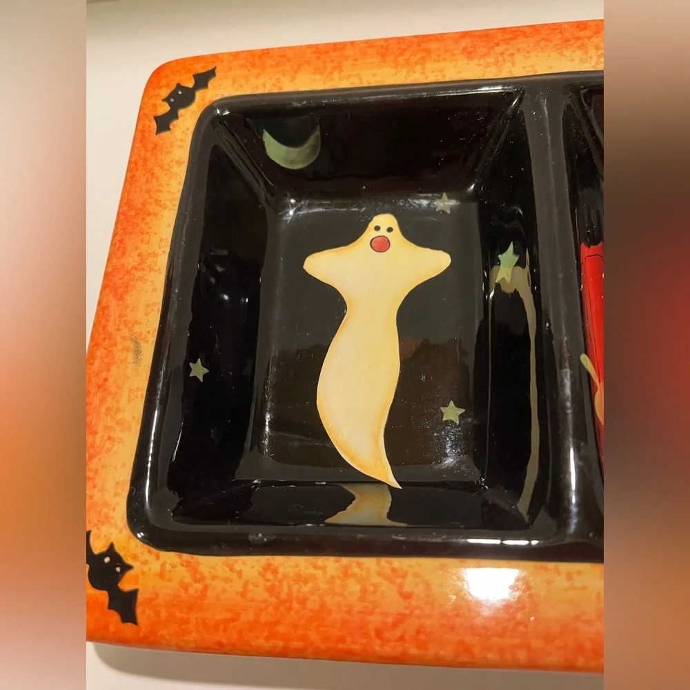 NWOT VINTAGE TARGET CERAMIC HALLOWEEN SERVING PLATTER.